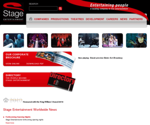 stageentertainment.com: Stage Entertainment
Stage Entertainment