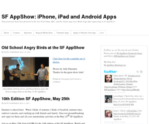 bostonappshow.com: SF AppShow: iPhone, iPad and Android Apps | Past presenters have been featured in the New York Times, BBC, and the iTunes App Store Home Page after appearing in SF AppShow!
Past presenters have been featured in the New York Times, BBC, and the iTunes App Store Home Page after appearing in SF AppShow!