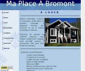 maplaceabromont.com: Ma Place À Bromont
Ma Place À Bromont