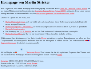 phonothek.org: Homepage von Martin Stricker
Martin Stricker: Computer, Links, Perl, WML/WAP, Linux, Science Fiction...