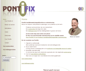 pontifix.com: Ziekteverzuim voorkomen met bedrijfsmaatschappelijk werk - Pontifix Almere
Bedrijfsmaatschappelijk werker Marcel van Asperen helpt ziekteverzuim voorkomen. Werk weer met plezier!