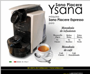 sanopiacere.com: Sano Piacere: máquina para monodosis de infusiones y café
