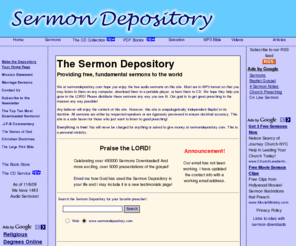 sermondepository.com: The Sermon Depository

