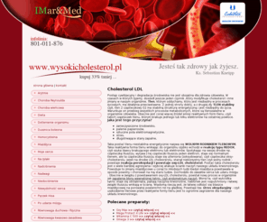 wysokicholesterol.pl: Wysoki Cholesterol LDL - leczenie, objawy, przyczyny
Postęp cywilizacyjny i degradacja środowiska nie jest obojętna dla zdrowia człowieka. W czasach w których żyjemy, doszedł jeszcze jeden czynnik ,który modyfikuje cholesterol i inne zmiany w naszym organizmie. 