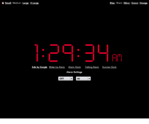 computerclock.org: Online Alarm Clock
Online Alarm Clock - Free internet alarm clock displaying your computer time.