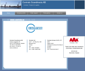 contralo.se: Contralo Scandinavia AB - Container, Transport & Logistics
Contralo Shipping AB - Container, Transport & Logistics