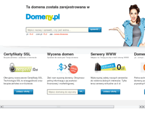 datamas.info: Domeny.pl - Ta domena została zarejestrowana
Zarejestruj domenę w domeny.pl