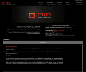 ethical.in: Website Designing and Development - Bulk Mailing Solution, Mass Mailing Services, Software Development, Web Hosting
Ethical Web Solutions is mainly in the field of Website Designing and Development SEO Company Delhi | Web Design and Web Hosting Services India | Bulk Mailing Services India