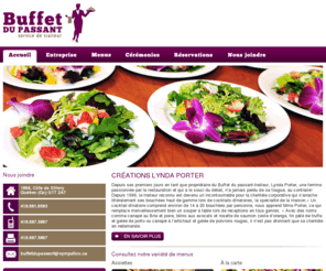 buffetdupassant.com: Buffet du Passant - Bienvenue
Service de traiteur pour toutes occasions et tous groupes