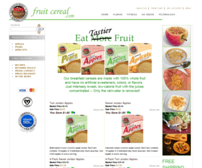 fruitcereal.com: Fruit Cereal - Eat More Fruit!
Fruit Cereal is the exclusive retailer of the Naturally Sweet Baking Co.'s line of super-dehydrated whole fruit breakfast cereals.  