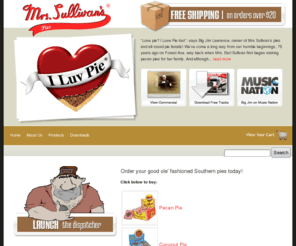 ilovepie.net: Love pie? I Love Pie! | Mrs. Sullivans Inc.
Do you love pie? Get the worlds greatest pies and all your I love pie T-shirts, Mugs and hats from the #1 I love pie shop - Mrs Sullivans Pies.