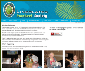 linniesociety.org: Lineolated Parakeet Society
Lineolated Parkeet Society - History, Care, Information.