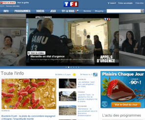 1erecompagnie.net: TF1 la chaîne de télévision - TF1
Toute l'actu de TF1 : les sites officiels de vos programmes tv préférés, TF1 live, videos, infos, forums des émissions et jt de TF1.