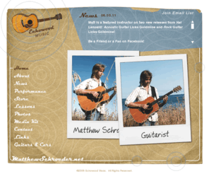 echowoodmusic.com: Matthew Schroeder | Guitarist
Matthew Schroeder - guitarist, vocalist, composer, music educator.  Official Web Site.