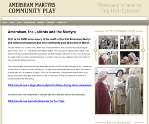 amershammartyrs.info: Amersham Martyrs Community Play
Amersham Martyrs Community Play Homepage