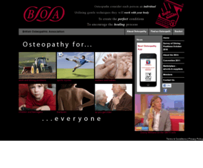 findosteopath.co.uk: The British Osteopathic Association - BOA
Home -  British Osteopathic Association (and Find an Osteopath)