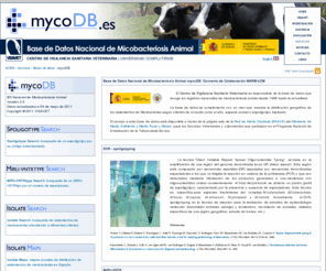 mycodb.es: VISAVET | mycoDB
Base de Datos Nacional de Micobacteriosis Animal