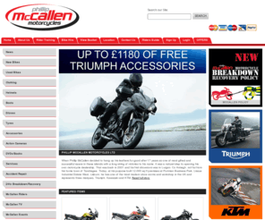 phillipmccallen.co.uk: Phillip McCallen Motorcycles. Triumph Motorcycles, Triumph Clothing, Kawasaki Bikes | AGV Helmets and Schuberth Helmets
Welcome to Phillip McCallen, the home of Triumph Motorcycles, Triumph Clothing, KTM Motorcycles, KTM Clothing, Kawasaki Motorcycles, Kawasaki Clothing, Motrax Products, AGV Helmets, Schuberth Helmets as well as a range of community features.