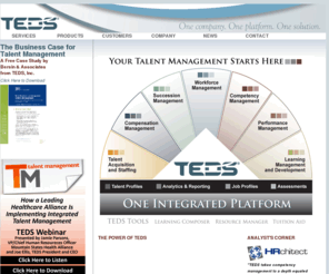 tedsinc.com: TEDS, Inc. - Welcome
teds.com reputation for talent management products and services remains unmatched in meeting and exceeding customer expectations.