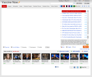 vaccinenow.com: Vaccine Now
Vaccine Now on WN Network delivers the latest Videos and Editable pages for News & Events, including Entertainment, Music, Sports, Science and more, Sign up and share your playlists.