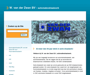 automatendraaiwerk.nl: Automatendraaierij W. van der Zwan BV voor automatendraaiwerk - Automatendraaierij W. van der Zwan BV  voor Automatendraaiwerk
seriedraaiwerk voor allerlei toepassingen : W. van der Zwan BV automatendraaiwerk in Nieuwkoop