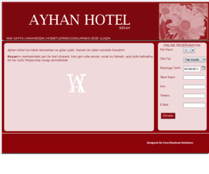 ayhanhotel.com: AYHAN HOTEL - KESAN
keşan,kesan,hotel,otel,ayhan hotel,ayhan otel,edirne,ucuz otel,hasan taşkın,taşkınlar