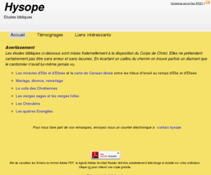 hysope.org: Hysope | Accueil
