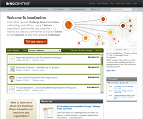 innocentive.org: Home | InnoCentive
InnoCentive is the global leader in open innovation, crowdsourcing and the innovation contest. Organizations with pressing problems turn to us for problem solving.