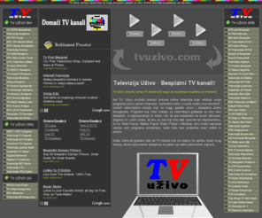 kanali - besplatno gledanje televizije na internetu.Tv uzivo gledanje