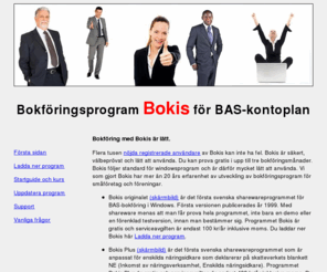 bokis.info: Bokföringsprogram Bokis för BAS-kontoplan
Bokföringsprogram Bokis för småföretag och föreningar. Ladda ner gratis. Bokföring med BAS-kontoplan.