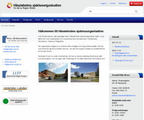 hassleholmssjukhus.org: Hässleholm internet - Region Skåne
Hässleholms sjukhus internetsida