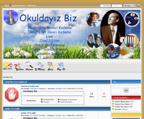 okuldayiz.com: .:: Okuldayız Biz ::.
Eğitim ve öğretimle ilgilenenler için eğitim kaynakları, planlar, programlar, tartışma forumu. Birleştirilmiş sınıflı köy okulu öğretmenleri yardımlaşma sitesi.