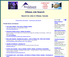 ottawa-job-search.com: Ottawa Job Search
Ottawa Job Search connects you with all the up-to-date job listings in Ottawa today.