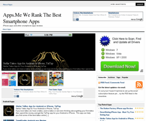 apps.me: Apps.Me We Rank The Best Smartphone Apps
iPhone apps and other smartphone apps reviews