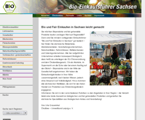 bioeinkauf-sachsen.de: 
Bio-Einkaufsführer Sachsen