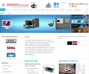 digitech-engineers.com: Home
Digitech Engineers - A 20 yr old Indian company offering  DNC networking on wired & wireless DNC(with Wi-Fi, Blue tooth & ZigBee technology), CNC Networking in LAN, Portable CNC Code Loaders,CAD-CAM software like FASTCAM from Australia, WIN-COM  DNC, CIMCO DNCMax Server, DNC Max Client, CIMCO-EDITOR, Mazak Viewer & Machine Monitoring Systems.. 
from CIMCO-Integration, Denmark. Device Server products includes external, embedded, wireless & industrial device servers &  Industrial Blue tooth, & Zig Bee  product line having Blue tooth & ZigBee serial adapters, Blue tooth serial modules &  Blue tooth Access Points for device networking solution from SENA TECHNOLOGIES- South Korea.