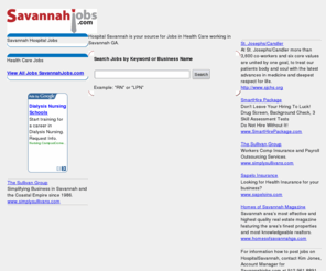 hospitalsavannah.com: Savannah Hospital | Savannah GA Hospital Jobs
HospitalSavannah.com job site for Health Care - Hospital Jobs in Savannah GA