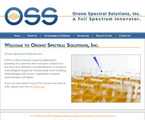 oronospectralsolutions.com: Orono Spectral Solutions - A Full Spectrum Innovator
Orono Spectral Solutions - A Full Spectrum Innovator