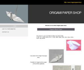 origamipapershop.com: Origami Washi Paper Shop
We are suppliers of Origami paper, especialoly Japanese Washi Origami paper dyed in our aterier. 