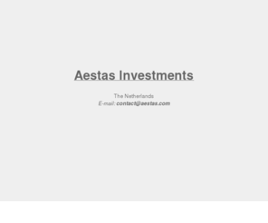 aestasinvestments.com: Aestas Investments
