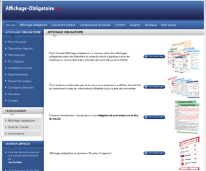 Affichage-obligatoire.net: Affichage Obligatoire