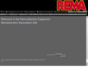 rema.org.uk: The REMA site - Retroreflective Equipment Manufacturers
REMA, trade association for manufacturers of retroreflective traffic safety products, for highways, airports, industry & sports grounds