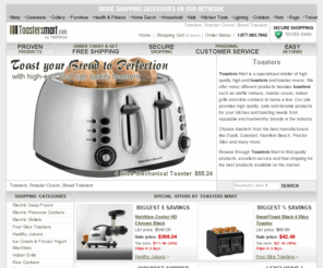 toastersmart.com: Toasters, Roaster Ovens, Bread Toasters
Toasters for the best bread toasts home made. Choose from two slice toasters, four slice toasters and roaster ovens.