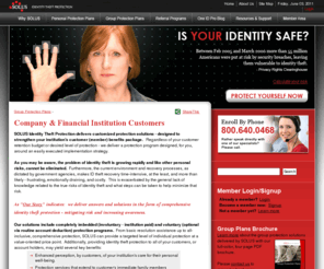 customeridtheftprotection.com: Customer Identity Theft Protection | SOLUS Identity Theft Protection
SOLUS can customize an Identity Theft Protection solution for your customer benefits package.