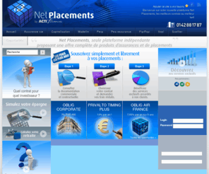 discount-placements.com: Discount placements, Retrouvez tous les contrats d'assurance vie, PERP, Madelin, Capitalisation ,PEA assurance et les FIP-FCPI-Holding ISF
Discount placements, assurance vie, madelin, perp, pea, pea-assurance, contrat de capitalisation, fcpi,fip, obligation corporate