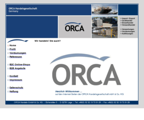 orca-tec.de: ORCA Handelsgesellschaft - Ihr Verwertungspartner
ORCA führt vollständige Verräumungen, Betriebsauflösungen sowie Sortimentsbereinigungen durch und handelt mit Rest-/Sonderposten und Insolvenzwaren.