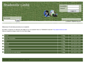studentliv.info: Studentliv - här träffas vi studenter och diskuterar om allt möjligt!
