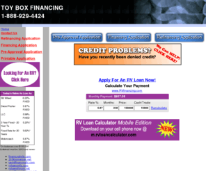 toyboxfinancing.com: TOY BOX FINANCING 1-888-929-4424
TOY BOX FINANCING