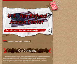 ustrac.com: Home - US TRAC
Tax Services