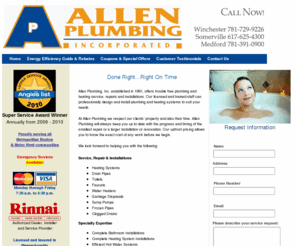 allen-plumbing.com: Welcome to Allen Plumbing, Inc.
Allen Plumbing, Inc. established in 1991, offers trouble free, plumbing and heating service, repairs and installations.